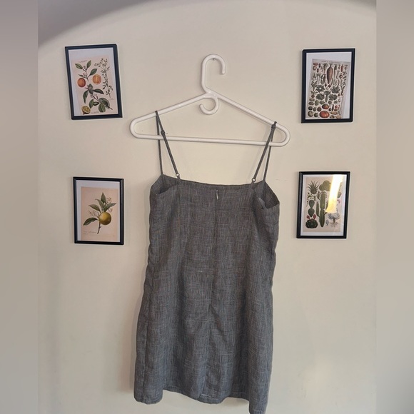 🧚‍♂️3/25🧚‍♂️Casual Glenplaid Dress Size M Olivaceous - Picture 2 of 4